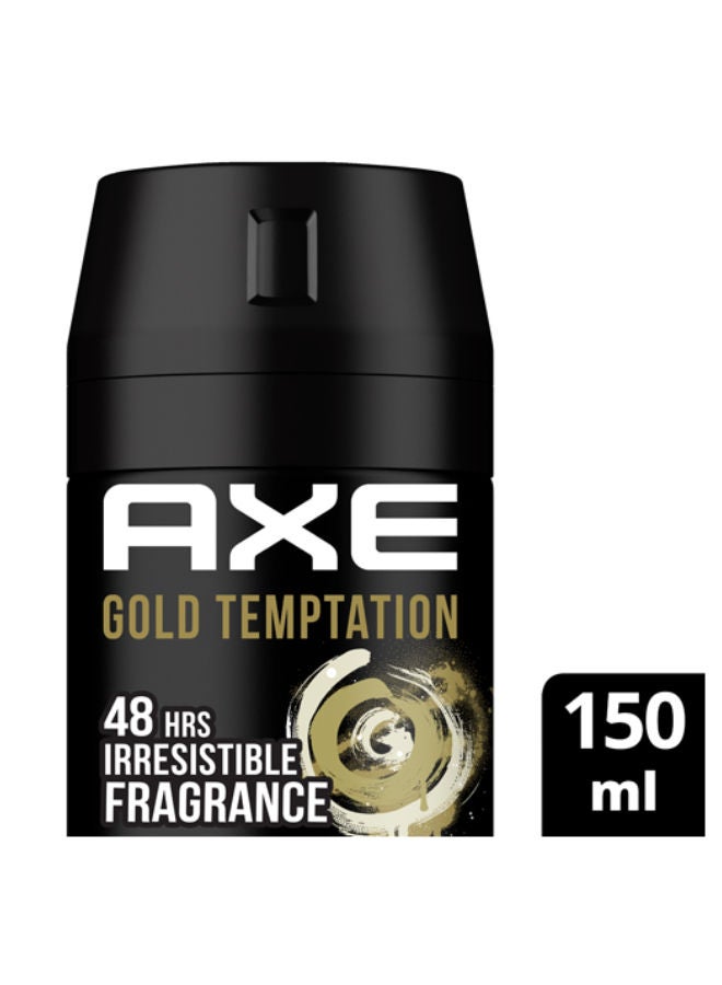 Axe Body Spray for Men Gold Temptation Black 150ml - pnsku/N45981502A/45/_/1698659609/b12dd688-96b4-4d5a-be9c-ea472c334b8a