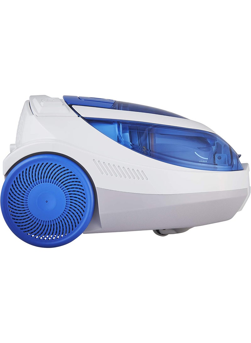 HITACHI Bagless 1600 Watts Powerful Vacuum Cleaner, 350 Watts Suction Power, Metal Extension Wand, Nano Titanium Filter, Anti Bacteria-Pet Care, Multi Surface, 5M Cord Length 1600 W CVSH18E Blue  - Image 4