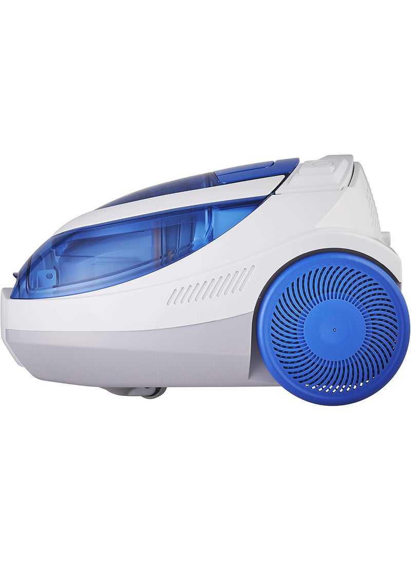 HITACHI Bagless 1600 Watts Powerful Vacuum Cleaner, 350 Watts Suction Power, Metal Extension Wand, Nano Titanium Filter, Anti Bacteria-Pet Care, Multi Surface, 5M Cord Length 1600 W CVSH18E Blue  - Image 3