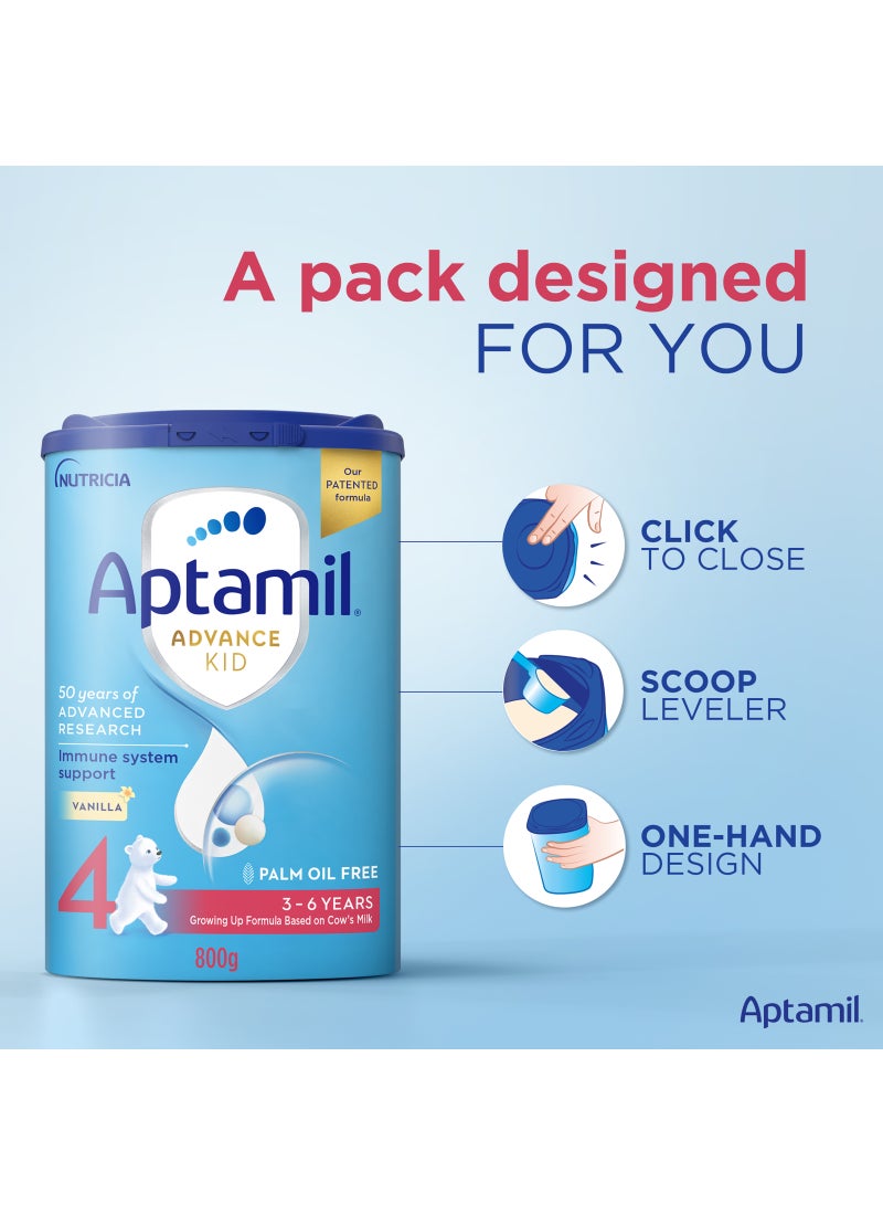 Aptamil - Advance Kid 4 Growing up formula 3-6 years 800grams - Image 1