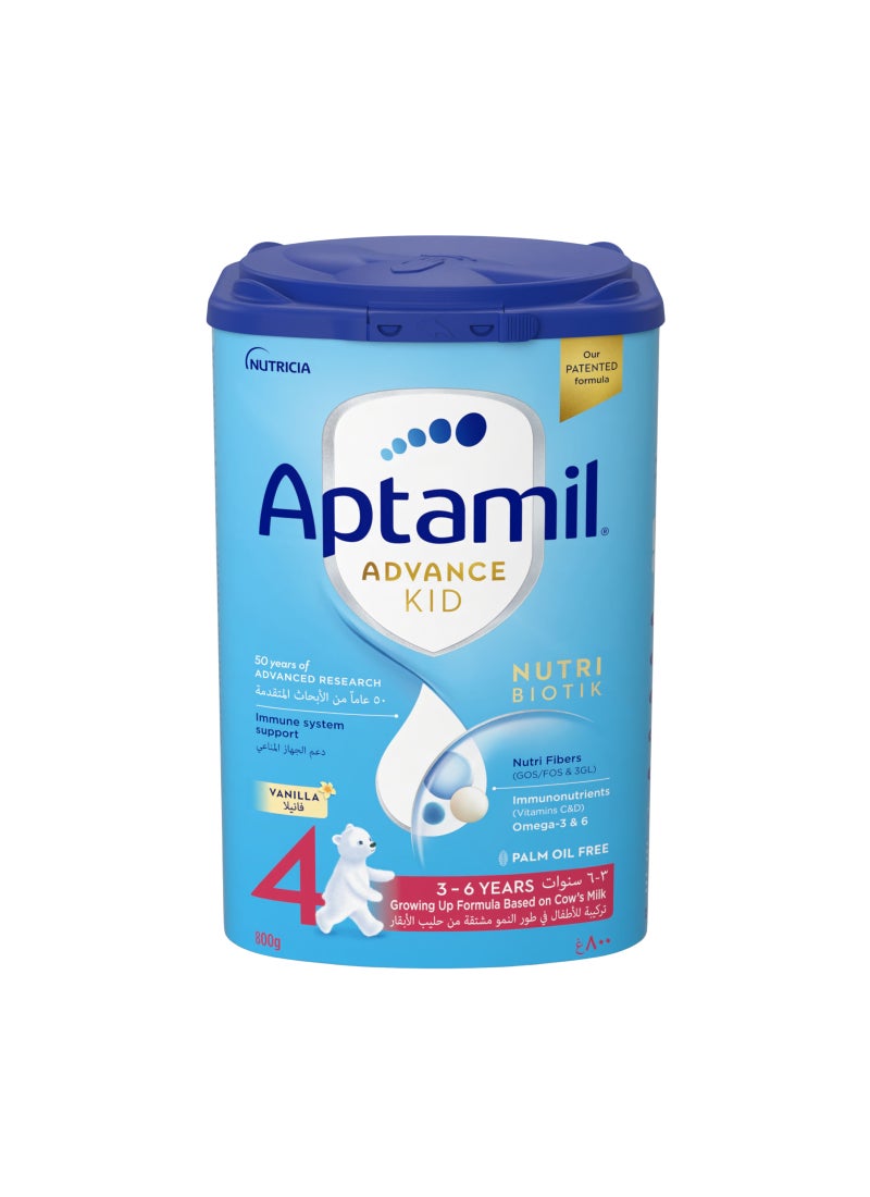 Aptamil Advance Kid 4 Growing up formula 3-6 years 800grams  - Image 1