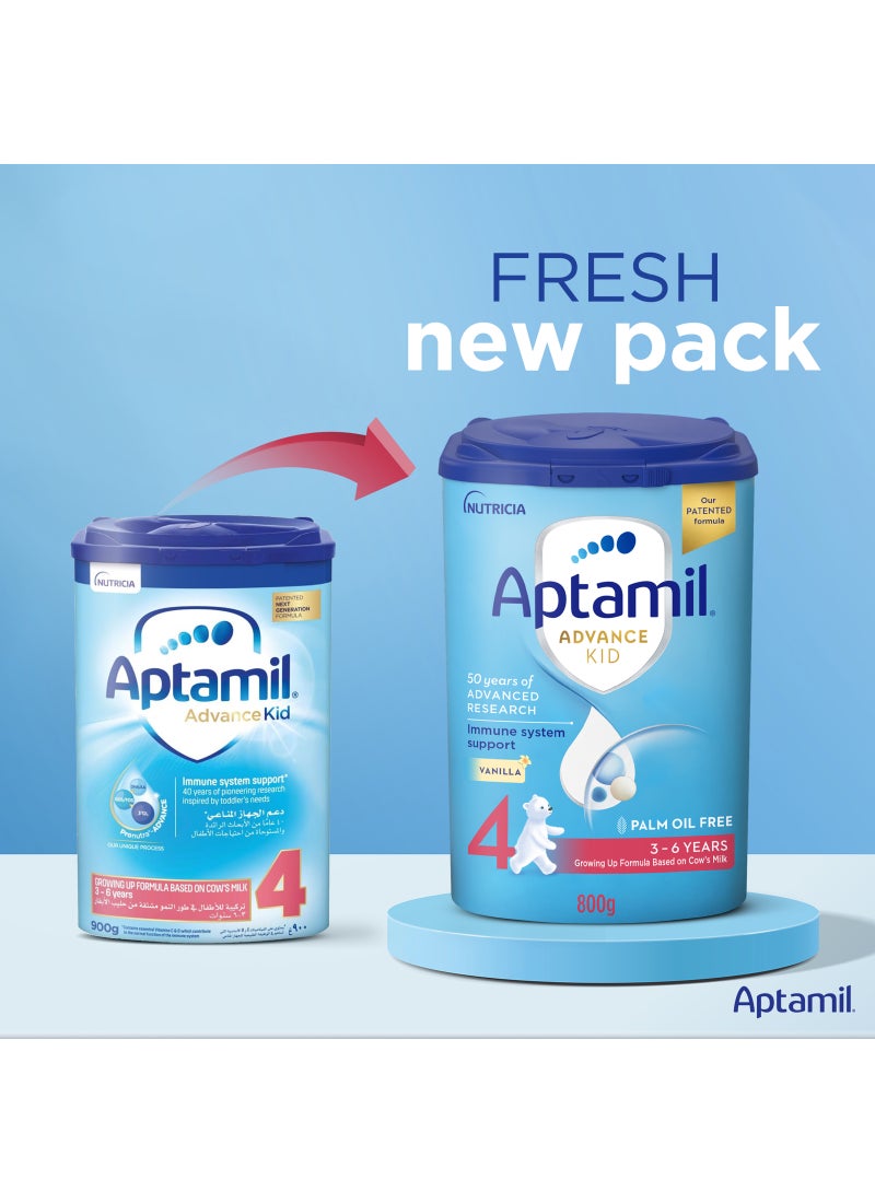 Aptamil Advance Kid 4 Growing up formula 3-6 years 800grams  - Image 3