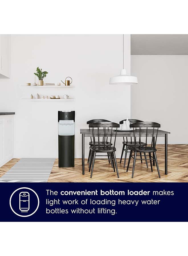 Bottom Loading Water Dispenser, Hot Cold And Ambient Temperature, European Quality Floor Standing Water Cooler With LED Indicator, Child Safety Lock, Best For Home/Office EQAXF1BXSG Silver