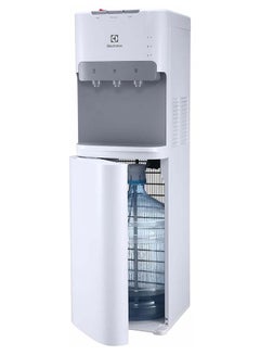 Bottom Loading Water Dispenser, Hot Cold And Ambient Temperature, European Quality Floor Standing Water Cooler With LED Indicator, Child Safety Lock, Best For Home/Office EQAXF1BXWG White
