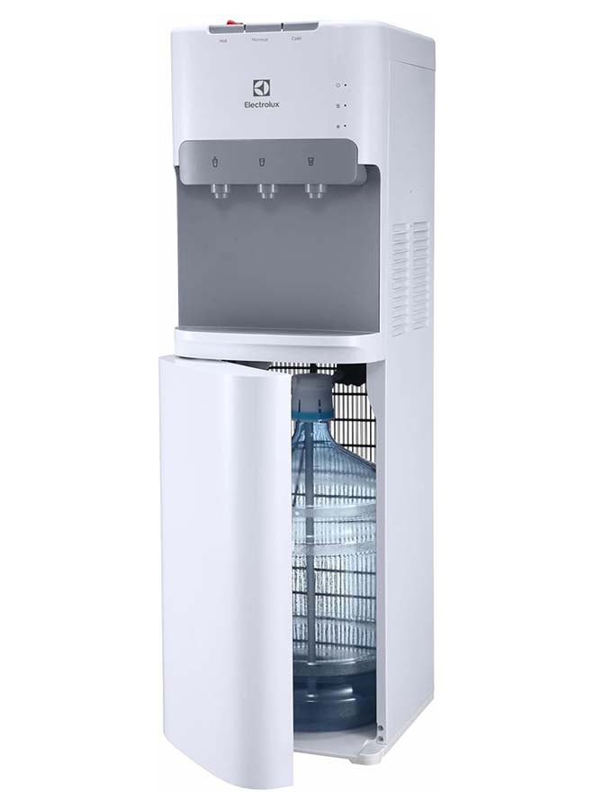 Electrolux - Bottom Loading Water Dispenser, Hot Cold And Ambient Temperature, European Quality Floor Standing Water Cooler With LED Indicator, Child Safety Lock, Best For Home/Office EQAXF1BXWG White - Image 1