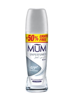 MUM Deodorant Roll-on Unperfumed multicolor 75ml  - Image 1