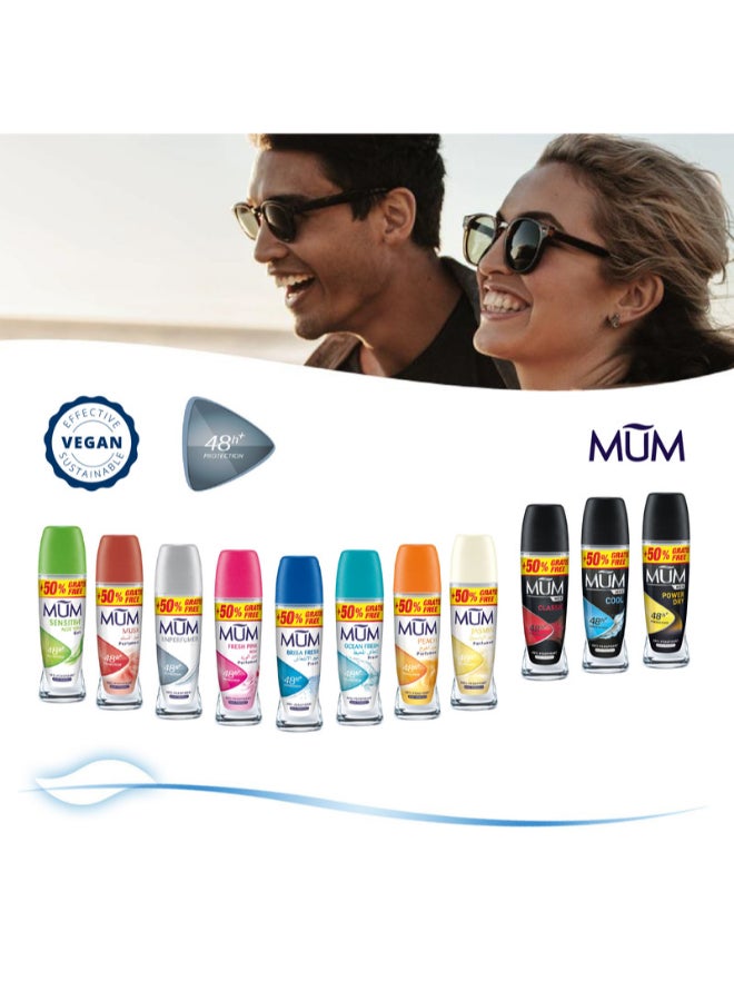 MUM - Deodorant Roll-on Peach 75ml - Image 1