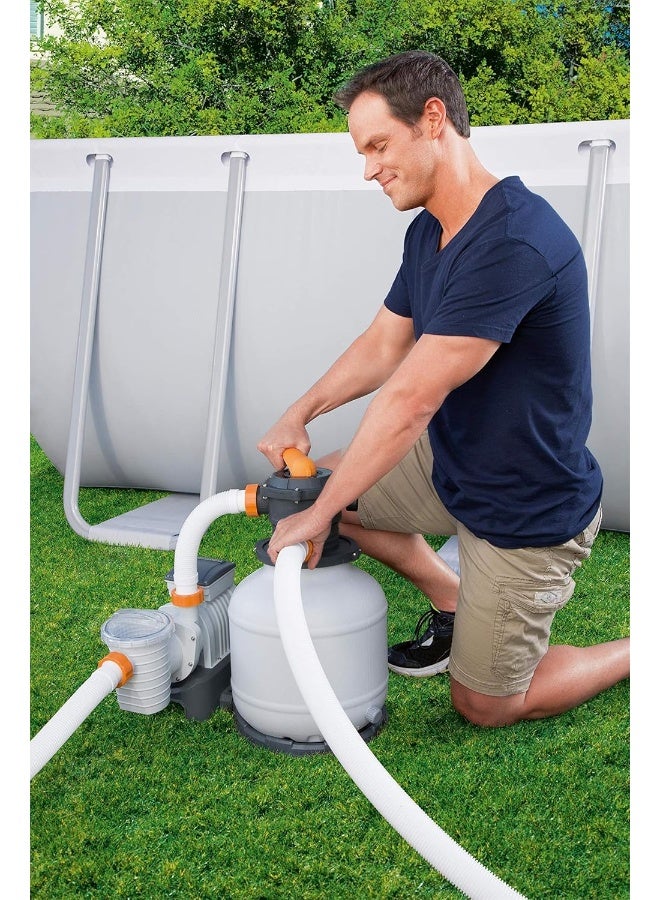 Bestway Flowclear Sand Filter 2200 Gal, Pool Maintenance Equipment 38.5cm  - Image 5