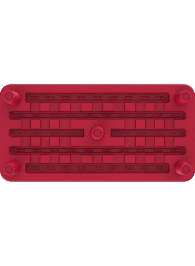 Cosmoplast Rectangle Kindergarten Table-  L 122 x W 61 x H 50.5 cm (Red) Red - Image 4