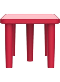 Cosmoplast Rectangle Kindergarten Table-  L 122 x W 61 x H 50.5 cm (Red) Red  - Image 2