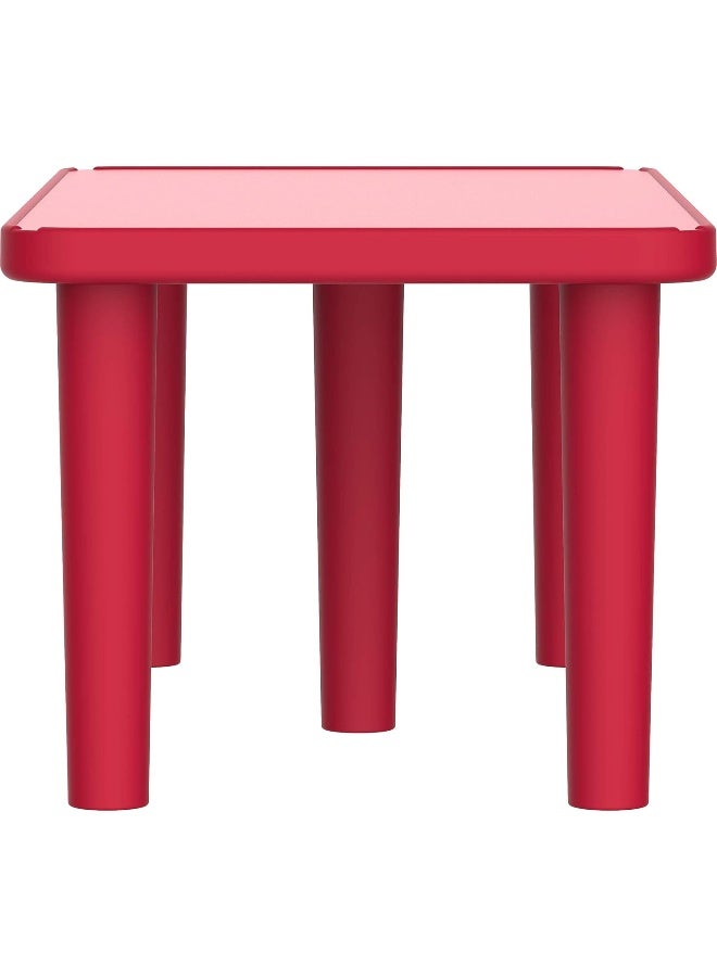 Cosmoplast Rectangle Kindergarten Table-  L 122 x W 61 x H 50.5 cm (Red) Red - Image 2