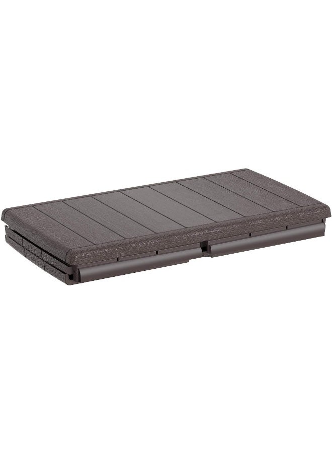 Cosmoplast Cedargrain  Deck Storage Box 116.5x45x56 cm Brown 416.0Liters  - Image 4