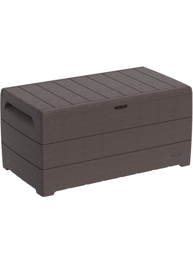Cosmoplast Cedargrain  Deck Storage Box 116.5x45x56 cm Brown 416.0Liters  - Image 1