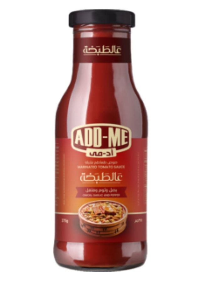 Add-Me Tomatoes Paste Onion & Garlic & Pepper Ala Al Tabkha 375grams 