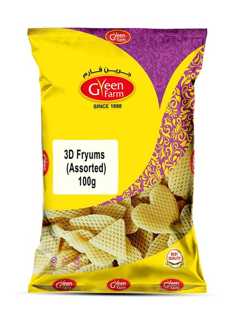 3D Fryums Assorted 100grams