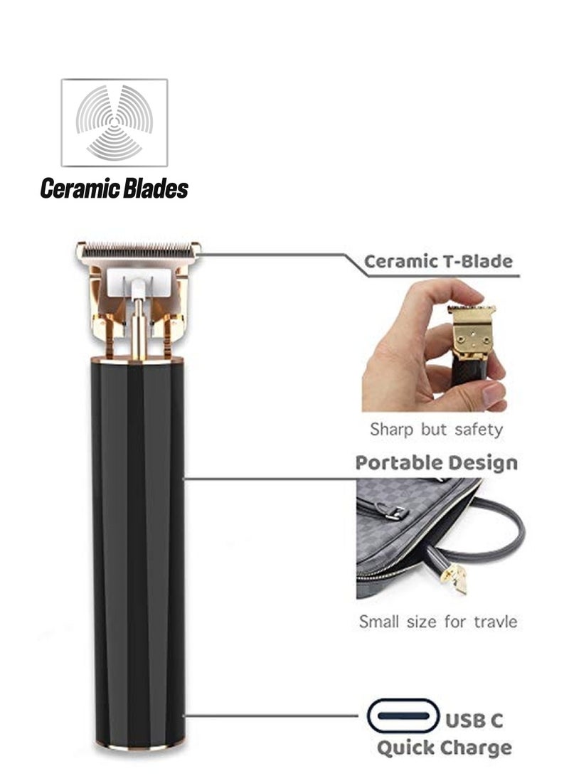Generic Electric Hair Trimmer Black/Gold  - Image 1