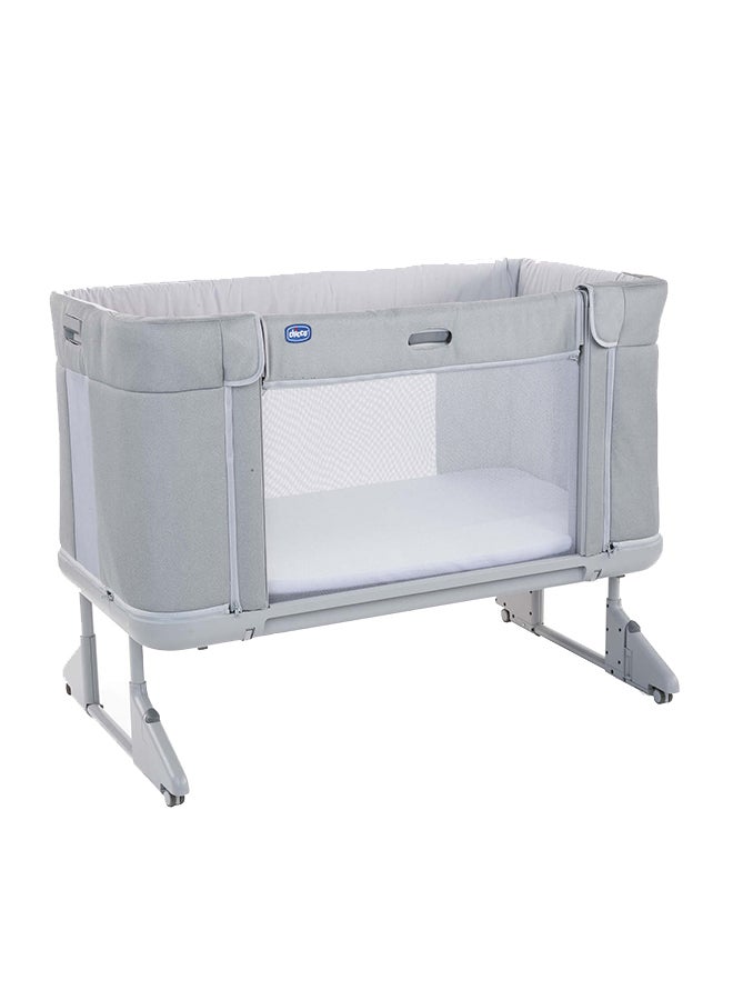 Chicco - Next2Me Forever Crib 0M-4Y, Cool Grey - Image 1