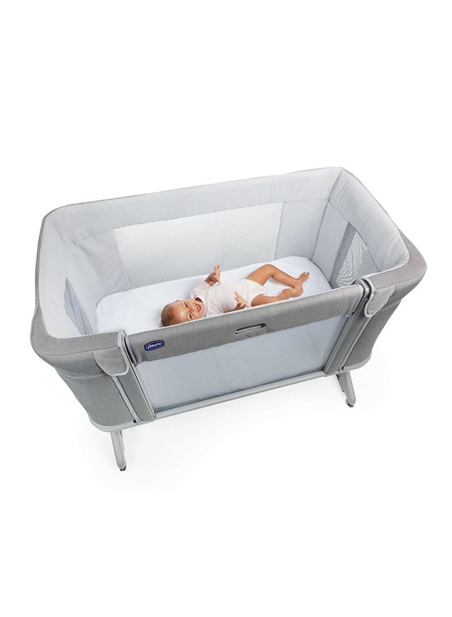 Chicco - Next2Me Forever Crib 0M-4Y, Cool Grey - Image 1