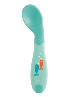 Chicco Baby'S First Spoon 8M+ Boy, Blue  - Image 1