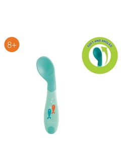 Chicco Baby'S First Spoon 8M+ Boy, Blue  - Image 3