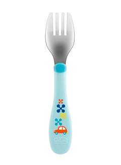 Chicco Metal Cultery 18M+, Blue  - Image 2