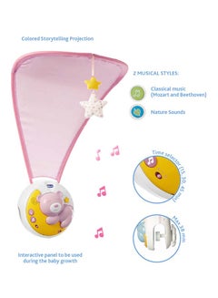 Chicco Next2Moon Cot Mobile 0M+, Pink  - Image 3