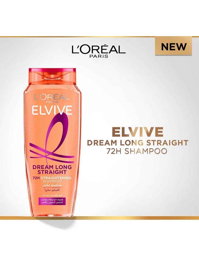L'OREAL PARIS Elvive Dream Long Straight 72H Straightening Shampoo Long Freezy Hiar 600ml - Image 2