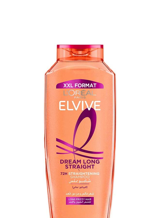 L'OREAL PARIS Elvive Dream Long Straight 72H Straightening Shampoo Long Freezy Hiar 600ml - Image 1