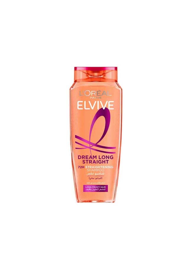 L'OREAL PARIS Elvive Dream Long Straightening Keratin Shampoo 400ml, Packaging Might Vary 400ml - Image 1