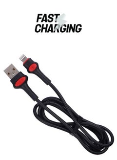 Lightning USB Fast Sync And Charge Cable black