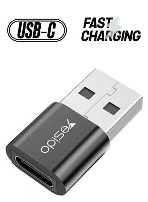 GS09 Type-C To USB Adapter black