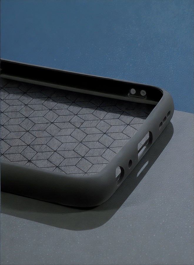 Covernex Huawei Y7A Protective Case Cover Printed Featuring Black Wooden Pattern DESIGN_0042 - Image 2