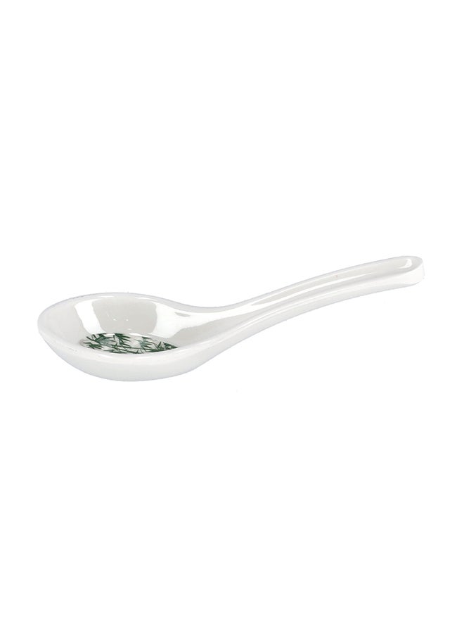 Royalford - Soup Spoon Premium Quality Melamine Serveware 13.5Cm Multicolor - Image 1