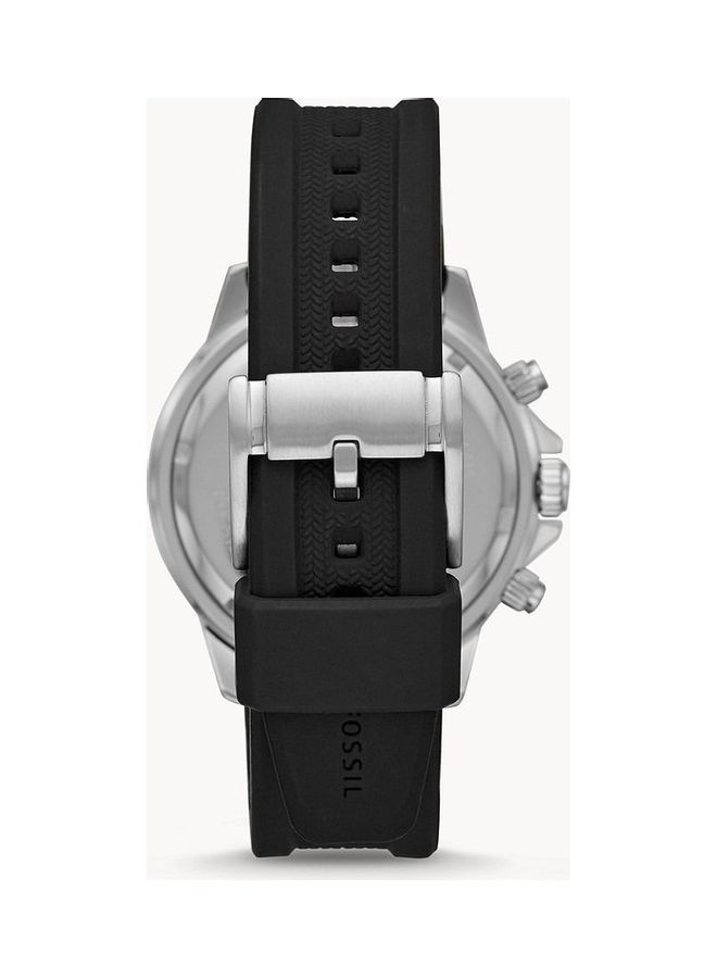 FOSSIL Men's Bannon Multifunction Silicone Watch BQ2494 - 45 mm - Black - Image 2