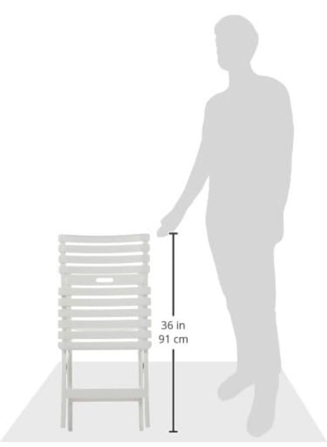 Cosmoplast - Portable Camping Folding Chair & Table Set  White White - Image 1