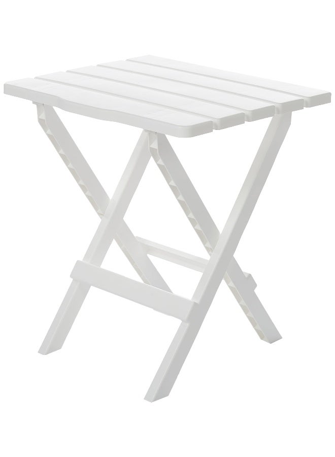 Cosmoplast - Portable Camping Folding Chair & Table Set  White White - Image 1