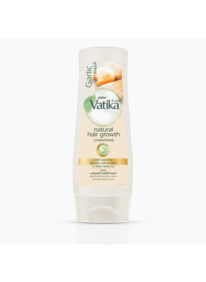VATIKA - Naturals Garlic Conditioner | Natural Extracts Of Garlic | Promotes Hair Growth | For Weak, Falling Hair 360ml - Image 1