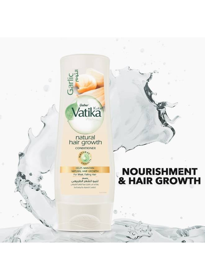 VATIKA - Naturals Garlic Conditioner | Natural Extracts Of Garlic | Promotes Hair Growth | For Weak, Falling Hair 360ml - Image 1