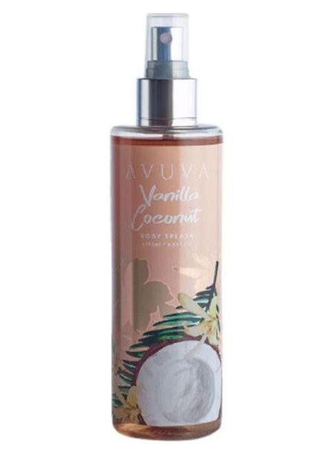 بخاخ معطر للجسم برائحة الفانيليا وجوز الهند 253ملليلتر