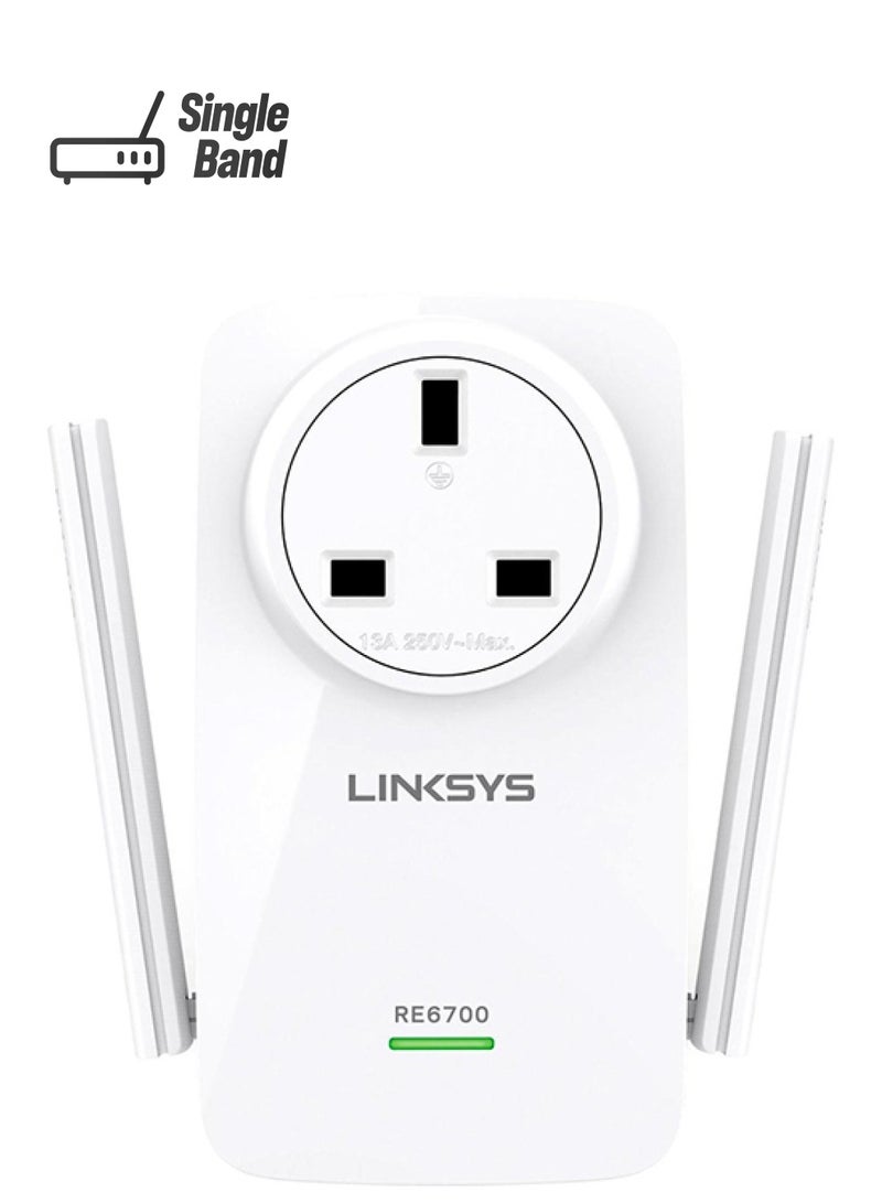 LINKSYS - RE6700 AC1200 Amplify Range Extender White - Image 1