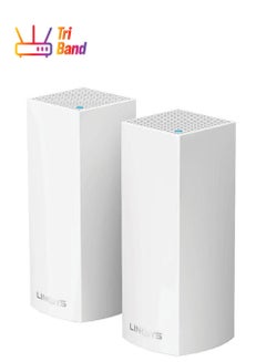 LINKSYS 2-Piece Velop Whole Home Mesh WiFi Router White  - Image 1