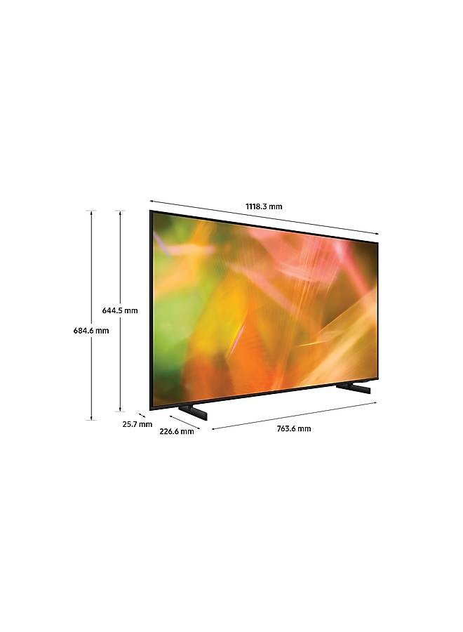 Samsung - 50-Inch Crystal UHD 4K Flat Smart TV UA50AU8000UXEG Black - Image 1