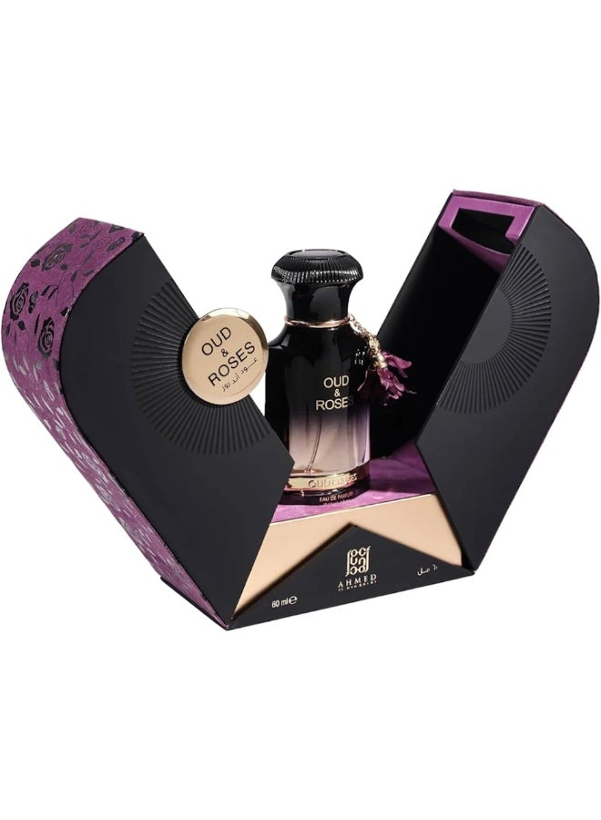 أحمد المغربي Oud And Roses EDP 60ملليلتر - Image 2