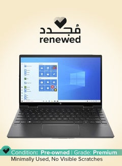 إتش بي مُجدد - لابتوب إنفي x360 13-ay0002nx قابل للتحويل 2 في 1 بشاشة مقاس 13.3 بوصة ومعالج ريزين 5 وذاكرة رام سعة 8 جيجابايت ومحرك أقراص SSD سعة 256 جيجابايت وبطاقة رسومات مدمجة إيه إم دي راديون نايتفول بلاك  - Image 1