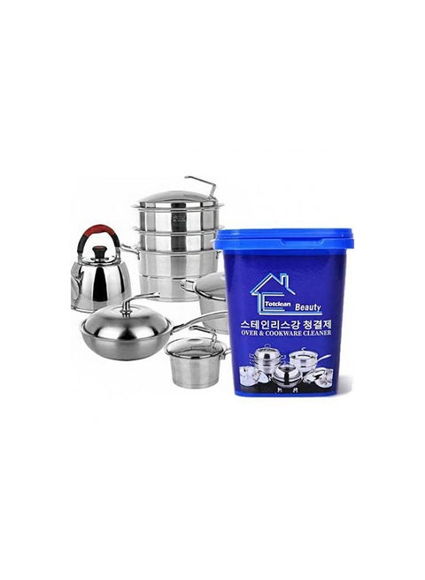 Oven And Cookware Cleaner, Multi-Use Aluminum Polishing Paste - 500 Gm Silver 500grams