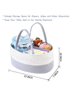 Cotton Rope Diaper Caddy - Grey - pnsku/N46515432A/45/_/1706588819/f2860184-a6d9-49c7-803d-e21015ea215a