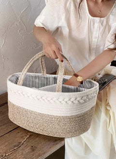 Cotton Rope Diaper Caddy - Ivory - pnsku/N46515433A/45/_/1724247253/95001f91-e23d-4f70-8205-7ca569dc71da