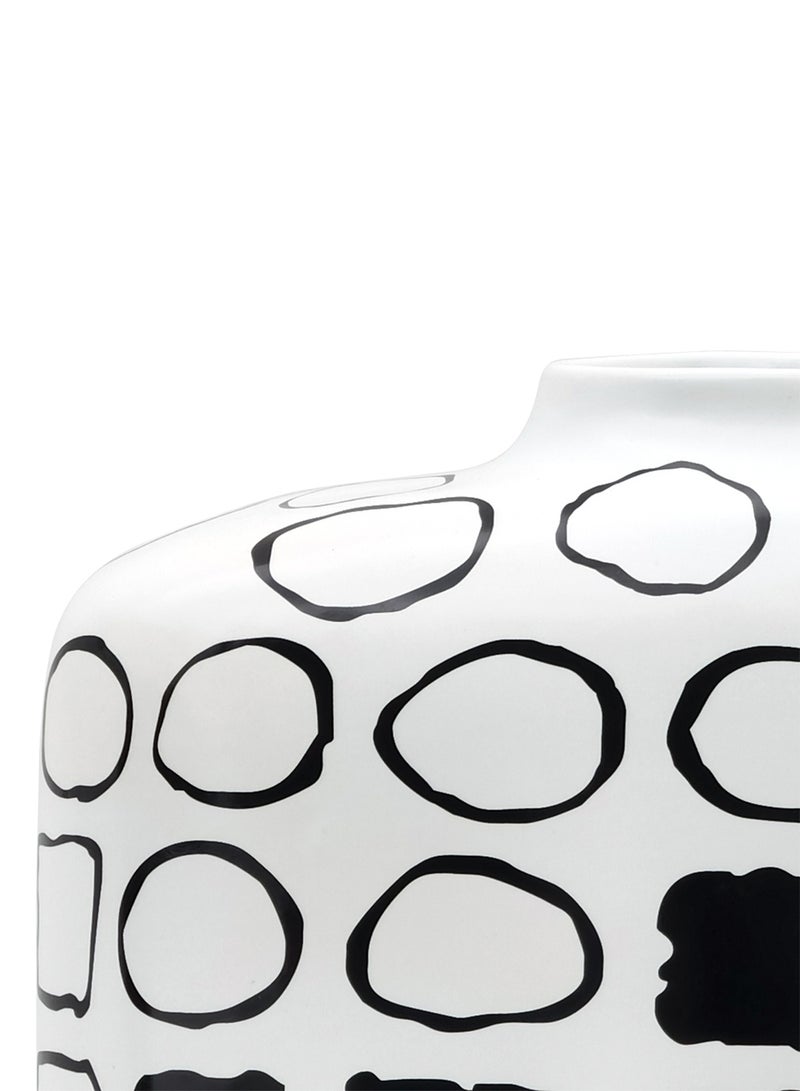 Switch Modern Design Ceramic Vase Unique Luxury Quality Material For The Perfect Stylish Home N13-001 White/Black 41 x 22.5 x 33.5cm - Image 3