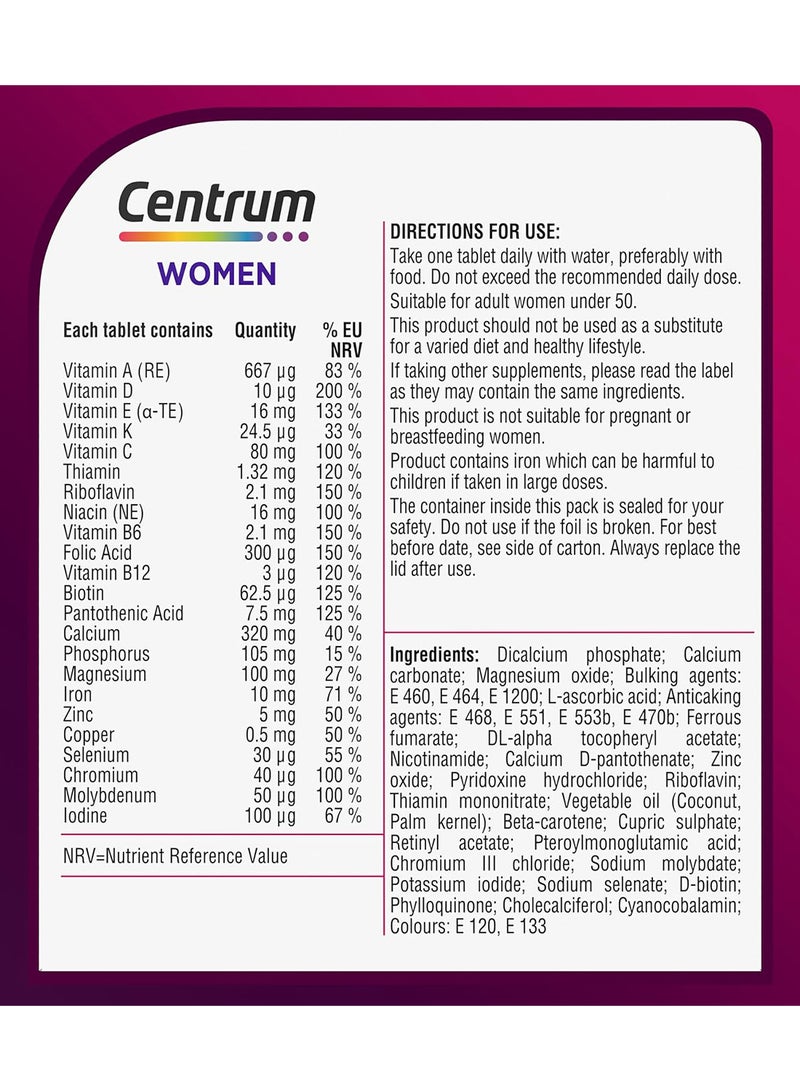 Women Multivitamins And Minerals Supplement 60 Tablets - pnsku/N46527821A/45/_/1714476444/9fa2696f-08de-47bd-8bcf-11ca9fb7679c