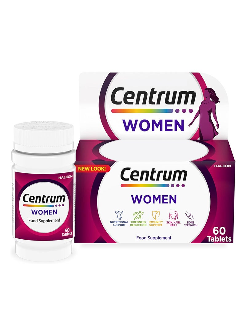 Centrum - Women Multivitamins And Minerals Supplement 60 Tablets - Image 1